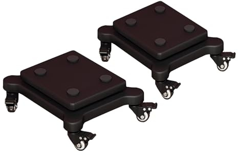 Soportes de aislamiento de subwoofer, 2 unidades, base estabilizadora de plataforma elevadora para altavoces estándar, mejora la calidad del sonido, reduce la vibración, 35 x 40 cm