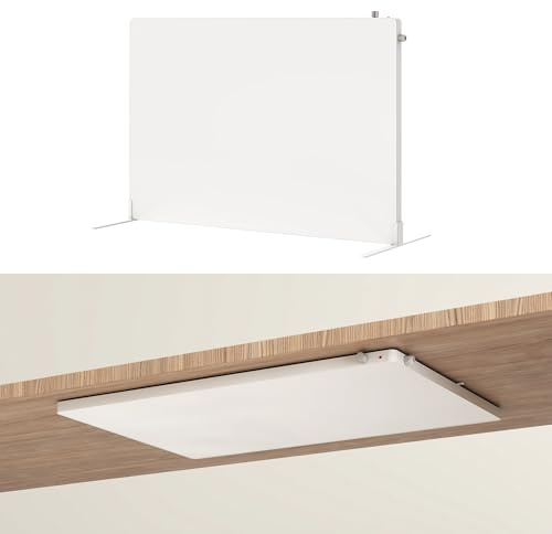 Byecold Infrarotheizung Standgerät 210 Watt, Infrarot Elektroheizung Heizplatte, Heizgerät gegen Schimmelbildung, Schreibtischheizung, Untertischheizung, Fußwärmer