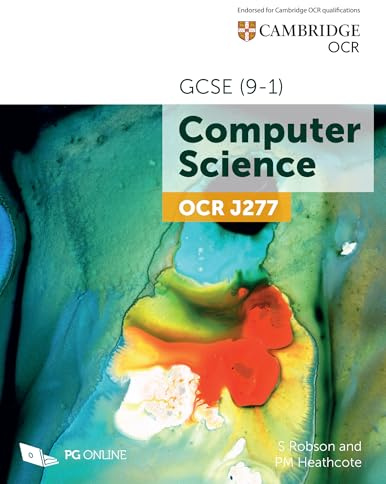 GCSE OCR Computer Science J277 Course textbook by PG Online KS4 Computing Exam Pass Complete Guide Officially Endorsed by OCR Examination Board