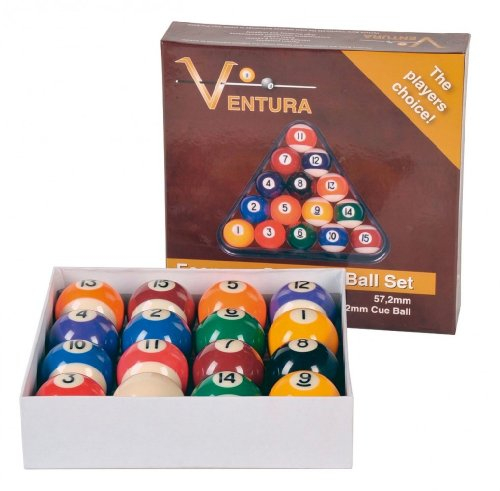 Billard Kugeln Kugelsatz Ventura PROFESSIONAL 57,2 mm Winsport