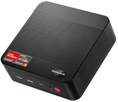 BOSGAME P3 Windows 11 Pro Gaming PC, AMD Ryzen 9 6900HX, 8 núcleos y 16 Hilos hasta 4.9GHz, 32G de RAM DDR5 y 1T SSD PCIe 3.0, Pantalla Triple 4K@60Hz, HDMI, USB4.0, USB3.2, LAN 2.5G, Wi-Fi6, BT 5.2