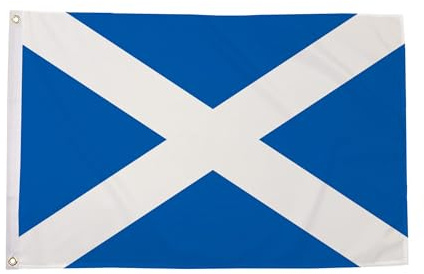 Flagtex St Andrews Blue (Scotland) Flag 5ft x 3ft with eyelets