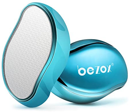 BEZOX 2in1 Nano Glas Hornhautentferner - Effektives Nano Glass - Professionelle Pediküre - Premium Hornhautfeile