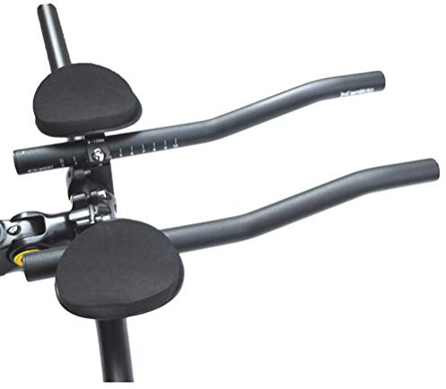 Alloy TT Handlebar Ergonomic Handlebar, TT Handlebar for Relaxation with Adjustable Armrest for Road, Mountain, Triathlon with Mounting Screws (As shown)