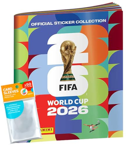 Lot avec autocollants Coupe du monde 2026 + pochettes collect-it exclusives (1 album de scrapbook)