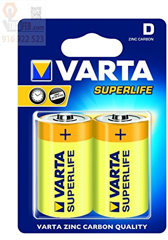 Varta 12X 42337 Superlife R20/D (Mono) (2020) - Zinkchlorid Batterie, 1, 5 V