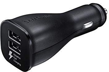 SAMSUNG EP-LN920BBEGWW Caricabatterie Doppio da Auto, Nero