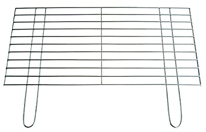 BitWa 70 x 60 cm grillrost stabil och tung utförande med två fasta handtag grillkamin trädgård grill träkolgrill eller gasolgrill uppställningsstång Ø 4 mm 700 x 600 mm