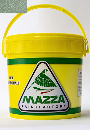MAZZA Pittura Decorativa Per Interni Brillantinata Glitterata Lt 5 Diamante Colorificio Vernice Brillantini Glitter Muro Idropittura Murale Colorata (Verde Acqua Chiaro Dm5022)