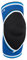 Rehband PRN Ellenbogenbandage für Sport Größe S/M/L/XL/XXL - Handballbandage mit Polsterung, Ellenbogenschoner für Hand- und Volleyball - entlastet und bietet Kompression, Farbe:Blau, Größe:XXL