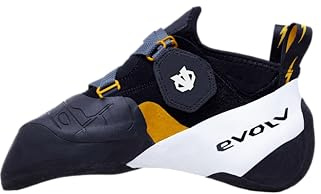 Evolv Herren Shaman Pro Kletterschuhe, Black-White, UK 10