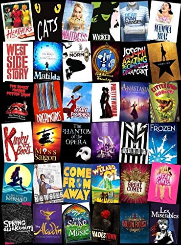 Customized Broadway Musical Jigsaw Puzzles 1000 Pieces for Adults and Children, Intellectual Learning, Educational Decompression Games, Leisure Time, for Friends75*50cm