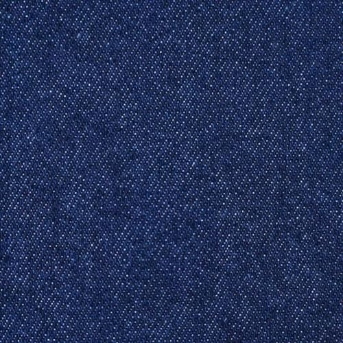 Jeansstoff indigoblau, vorgewaschen (10,4 oz), Breite: ca. 1,52 m, Meterware per 0,5 m