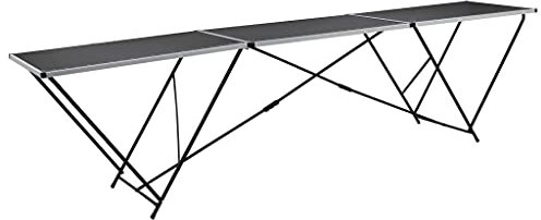 TEKEET Tables-Folding Pasting Table MDF and Aluminium 300x60x78 cm-Furniture