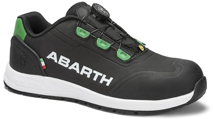 Abarth Scorpion Zapato de Seguridad S3 Negro Unisex Cierre Rotativo 41 EU