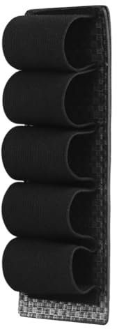 Peminkoo Bolsa de munición táctica Molle para 5 Balas Soporte para Colgar Escopeta Calibre 12 Cartucho de Bala (Black)