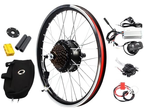 20 tums elcykelkonverteringssats med LED-skärm, 36 V 250 W bakmotor cykel, e-cykel hubb konverteringssats, Ebike kit, e-cykel bakhjul konverteringssats, elcykel konverteringssats maximal hastighet upp