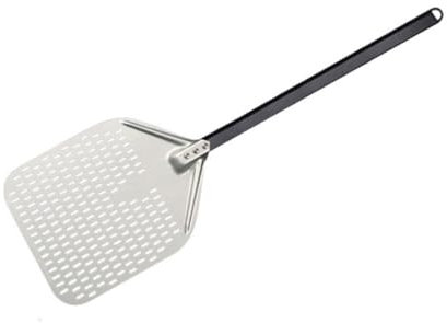 Mxxephemer Pizza Paddle 1 Pcs 12 14 Inch Big Long Aluminum Pizza Shovel Peel With Long Handle Accessorie Pizza Paddle Spatula Nonstick Round Pan Baking Turner Pizza Peel(14inch 90cm-01)