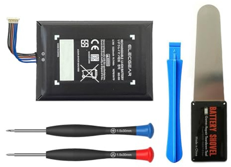 ElecGear 1x BEE-003 Battery Kit Replacement for Switch 2 Gen Console, NS2 Rechargeable Li-ion Battery, 3.78V 5220mAh 19.74Wh. Repair Shovel Y00 JIS00 Driver Tool incl.