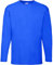 Fruit of the Loom Men's Valueweight Long Sleeve T-Shirt, Royal, Large