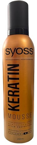 Syoss Keratin Haarschaum für Glanz, extra stark, Fixierstufe: 4 (250 ml)