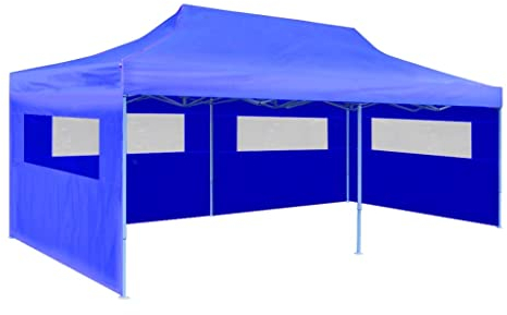 vidaXL Tenda pieghevole del partito di pop-up w/Sidewalls 9'10x19'8 colori del baldacchino multi