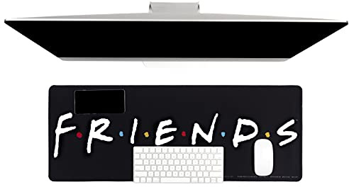 Vänner TV-show logotyp skrivbordsmatta 40 x 80 centimeter, kontorsskrivbordsunderlägg laptopmatta för kontor och hem