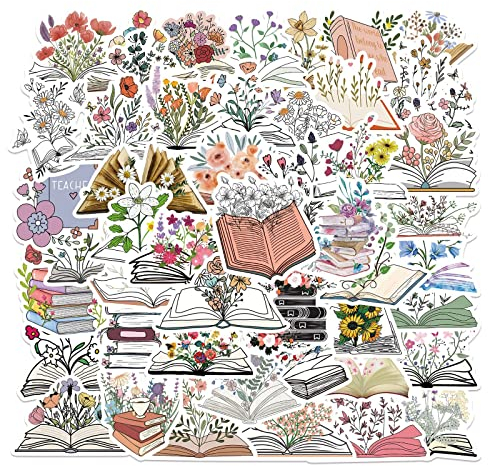 50 Impermeable pvc stickers pegatinas Para vasos de agua, maletas, computadoras, patinetes, etc.