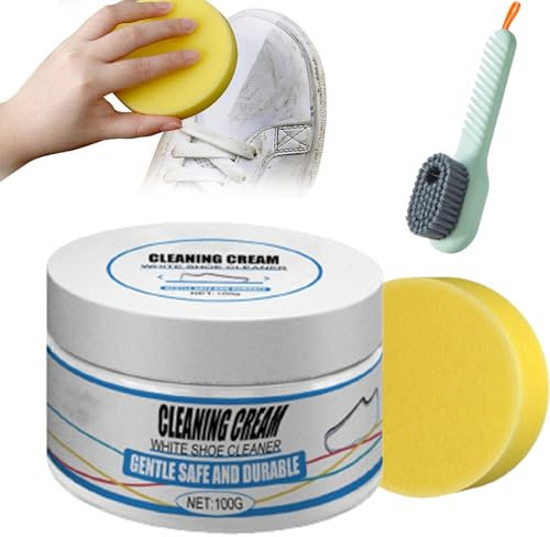 Sneaker Stain Cleaning Cream - Multifunctional White Shoe Cleaner, Reusable (1pc)