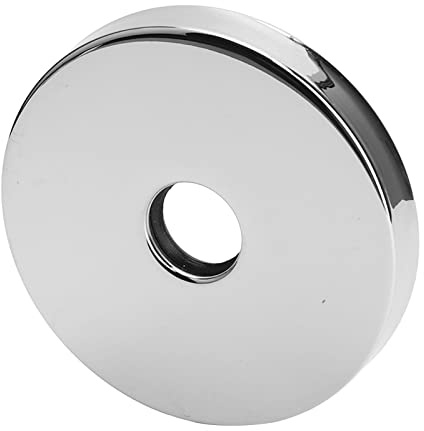 Grande flangia per braccio doccia in acciaio inossidabile 304, piastra rosetta per braccio doccia per tubo G1/2 pollici di ricambio per casa (elettroplaccato)