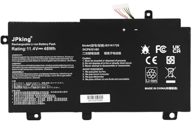 JPking B31N1726 Laptop Akku für ASUS FX80 FX80G FX80GD FX80GE FX80GM FX86 FX86FE FX86FM TUF Gaming FX504 FX504GD FX504GE FX504GM FX505DY FX505GE FX505GD FX505GM FX505GT A15 FA506 FA506IU A17 FA706II
