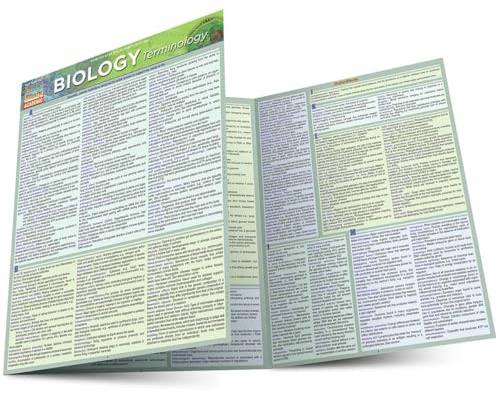 Biology Terminology: a QuickStudy Laminated Reference Guide