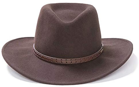 Stetson Men's Sturgis Pinchfront Crushable Wool Felt Hat Cordova Small