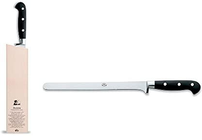 Coltellerie Berti Insieme Coltello Da Prosciutto Forgiato Nero