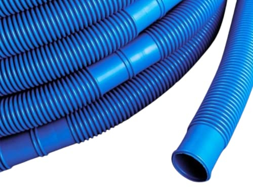 AquaOne Poolschlauch 38mm blau 15 Meter 1 1/2 Hochwertiger Pool Schlauch für Garten & Schwimmbad Solarschlauch Schwimmbadschlauch Saugschlauch Pumpenschlauch Flexibel Wasserschlauch