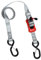 Master Lock 3313EURDAT Spanngurt Automatik mit S-Haken und Ratsche, Grau, 2,5 m x 25 mm Gurt