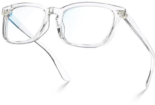 VISOONE Blue Light Blocking Glasses Square with Anti Computer Glare for Gaming Women and Men MONTANA