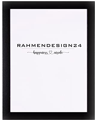Rahmendesign24 Cadre photo Tokio 60 x 60 cm, noir (brillant), amovible, cadre pour poster, puzzle, cadre