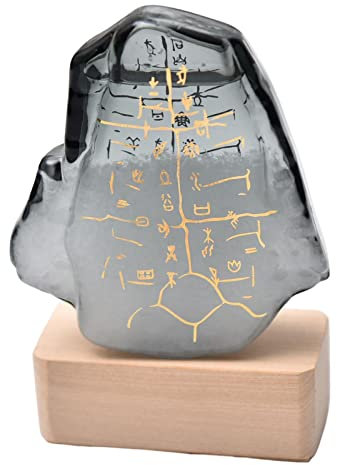 delr Vetro meteorologico - Predittore meteorologico in Stile Oracle Storm Glass | Stazione meteorologica meteorologica con Base in Legno, Bottiglia di Creativa per la Decorazione di casa
