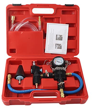 Cooling System Pressure Tester Kit,Coolant Vacuum Refill Kit,Workshop Equipment And Supplies Car Radiator Coolant System Vacuum Purge Coolant Refill Tool Kit Water Antifreeze Cha