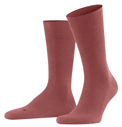 FALKE Herren Socken Sensitive London M So Baumwolle mit Komfortbund 1 Paar, Rot Lobster 8862, 39-42