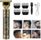 Máquina de Cortar Pelo Profesional, Cortapelos inalámbrico Hombre Cortador de Pelo Recargable con Hoja T, Recortadora Maquina de Cortar el Pelo Ideal para Contornos, Apto para familias/peluqueros