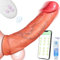 Guaina per pene Vibratore Jouets sexuels, Manica del Dildo realistico Giocattolo sessuale maschile Per l'estensione Prolong, Ingranditore Con APP e telecomando Per 9