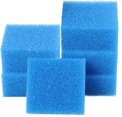 Lot de 6 éponges filtrantes Rauh compatibles avec Juwel Compact BioFlow 3.0/M, pour aquarium Juwel Compact/H/ Bioflow 3.0/ M, Bioflow Super/Bioplus Coarse No.88050