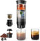 Cafetera Portátil Espresso 3 en 1 – Compatible con Cápsulas Nespresso®, Dolce Gusto® y Café Molido – Mini Cafetera con Calentador USB – 20 Bares de Presión – Para Viajes, Camping, Oficina y Hogar