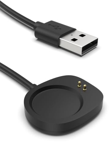 Sinoacc laddare kompatibel med Amazfit Trex 3 USB magnetisk laddningskabel för Amazfit Balance 2 1 klocktillbehör, 1,0 m
