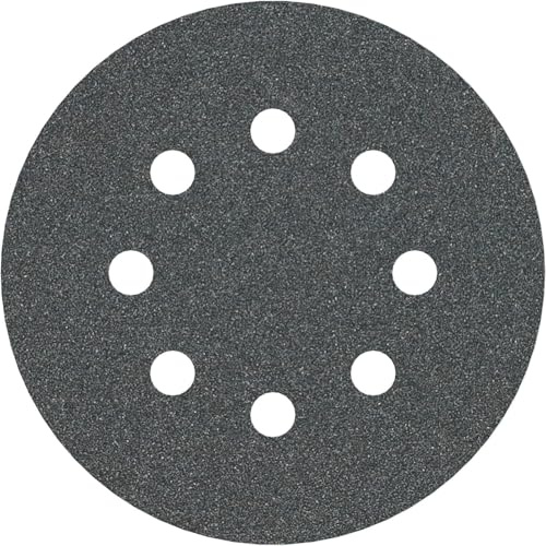 Bosch 5x PRO Plastic and Hard Stone F355 Schleifscheibe (für Beton, Harter Stein, Ø mm, Körnung 100, Professional Zubehör Exzenterschleifer)