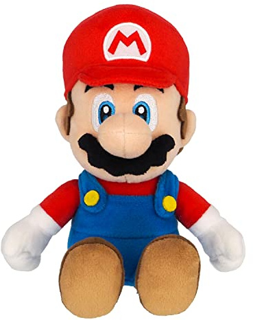 Together Plus Nintendo Mario Plüschfigur 24cm - Kuscheltier für Fans mit Detailtreue und hochwertigem Stoff