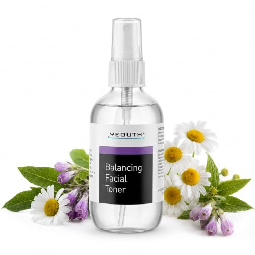YEOUTH Ansiktsvatten med Allantoin & Kamomill, Fuktgivande Uppfriskande Ansiktsvatten, Utan Alkohol Balanserar Spray Face Toner, Lindrande Ansiktstoner för Alla Hudtyper 100 ml