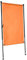 Angerer Freizeitmöbel GmbH Balkonsichtschutz Standard - Senkrechtmarkise für Sicht- und Sonnenschutz - Montage ohne Bohren und Dübeln - ideale Balkonmarkise für Mietwohnungen (Orange, 120 cm)